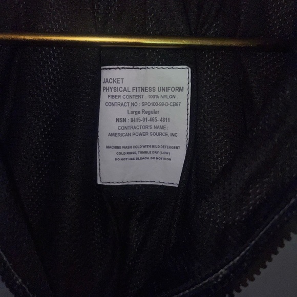 Authentic Vintage US Army IPFU ACU Physical Fitness Uniform size Large Jacket - Picture 6 of 6